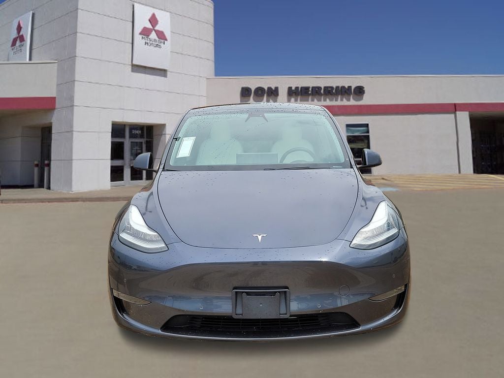 Used 2021 Tesla Model Y Long Range with VIN 5YJYGDEE2MF085490 for sale in Irving, TX